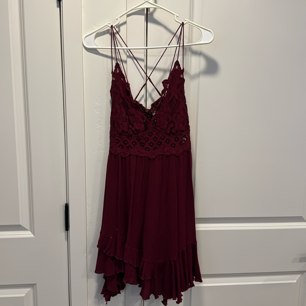 Free People Adella Slip Dress